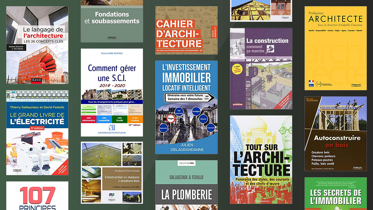 Les meilleurs livres: maison, architecture, construction, immobilier