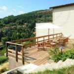Maison sur un terrain pentu avec une vue exceptionnelle